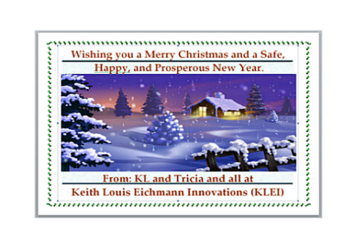 Merry Christmas and a Safe, Happy, and Prosperous New Year